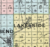 1907 Map of Cottonwood County Minnesota