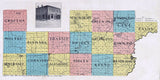 1907 Map of Sibley County Minnesota