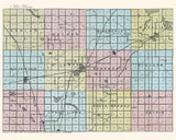 1907 Map of Watonwan County Minnesota