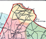 1891 Map of Washington DC District of Columbia