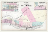1876 Map of Fallston Beaver County Pennsylvania