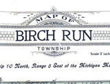 1916 Map of Birch Run Township Saginaw County Michigan