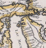 1755 Map of The Great Lakes