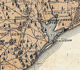 1920 Map of Texas Oil Fields and Geology