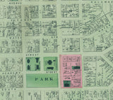 1873 Map of Kalamazoo Kalamazoo County Michigan