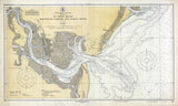 1926 Nautical Chart of St Simon Sound Brunswick Harbor Georgia