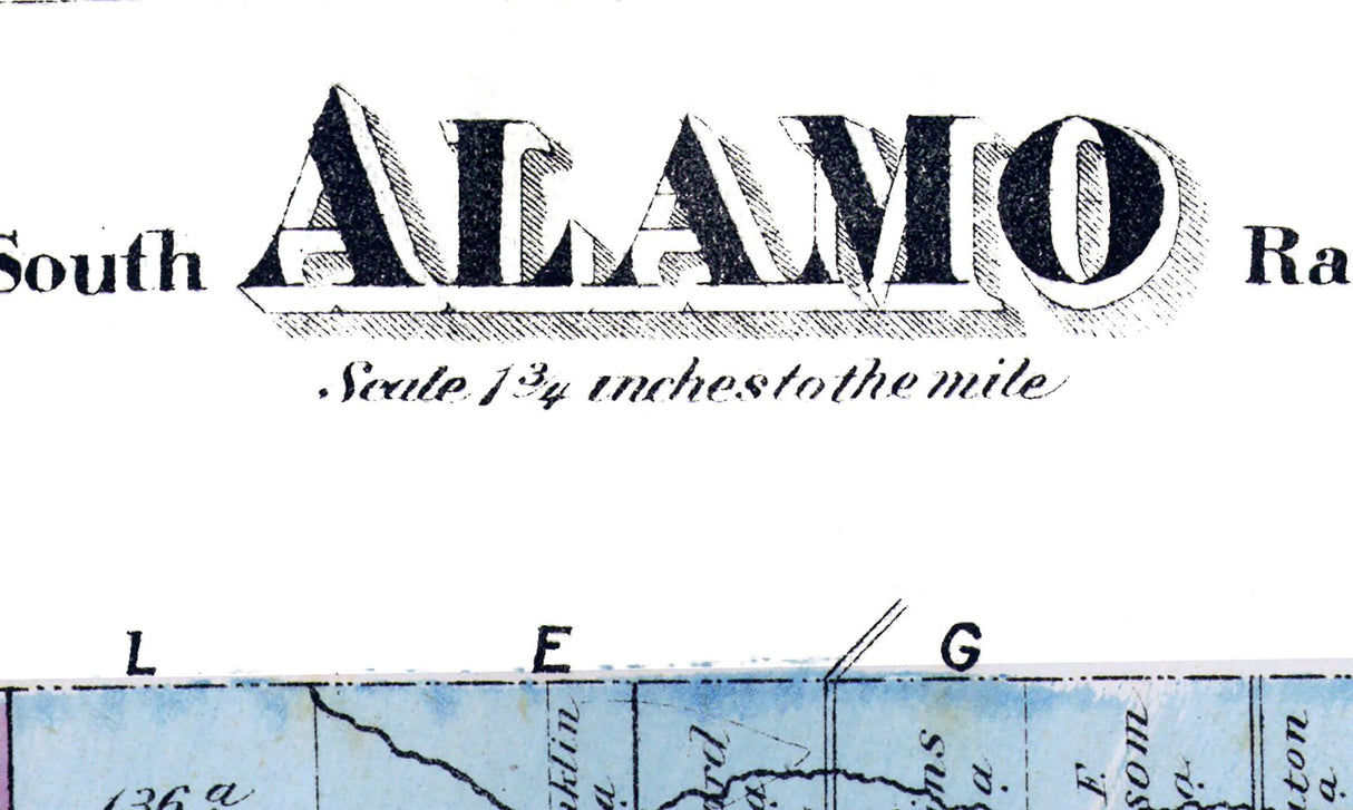 1873 Map of Alamo Township Kalamazoo County Michigan