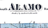 1873 Map of Alamo Township Kalamazoo County Michigan