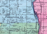 1873 Map of Cooper Township Kalamazoo County Michigan