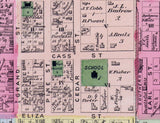 1873 Town Map of Schoolcraft Kalamazoo County Michigan