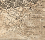 1865 Map of Charleston South Carolina