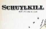 1873 Map of Schuylkill Township Chester County Pennsylvania