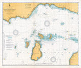 1917 Nautical Chart of Beaver Island Group Lake Michigan