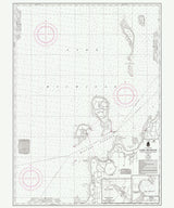 1966 Nautical Chart of North Manitou Island Group Lake Michigan