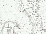 1966 Nautical Chart of North Manitou Island Group Lake Michigan