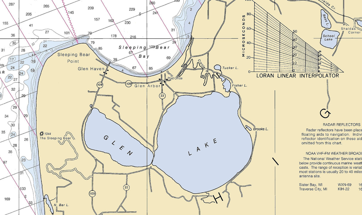 2003 Nautical Chart of North Manitou Island Group Lake Michigan