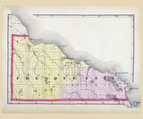 1873 Map of Presque Isle County Michigan