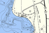 1973 Map of Clearwater Lake Oneida County Wisconsin