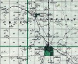 1876 Map of Wells County Indiana