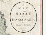 1792 Map of Pennsylvania