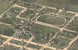 1872 Panoramic Map of Raleigh North Carolina