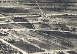 1908 Panoramic Map of Wilson North Carolina