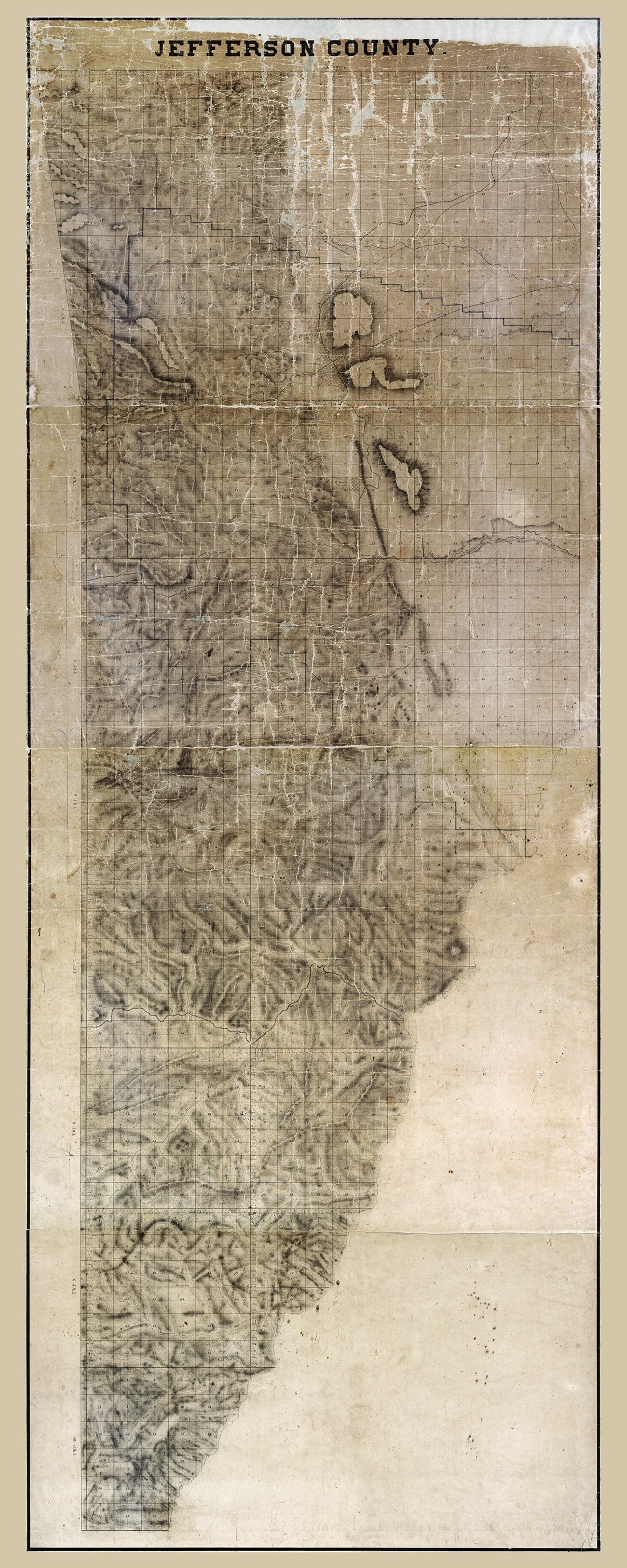 1879 Map of Jefferson County Colorado