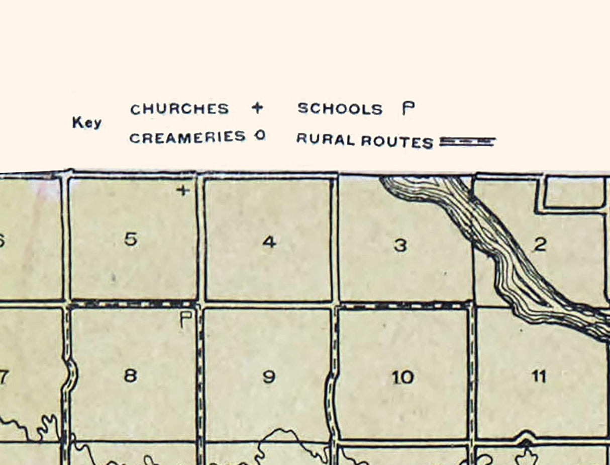 1907 Map of Watonwan County Minnesota