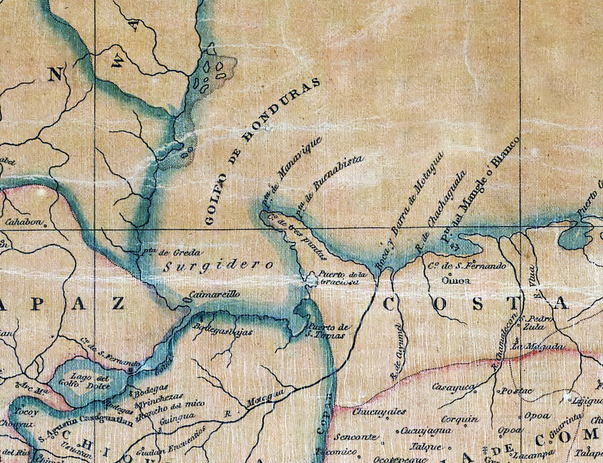 1826 Map of Guatemala
