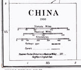 1900 Map of China and Adjacent Countries