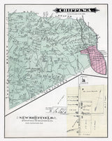 1876 Map of Chippewa Township Beaver County Pennsylvania