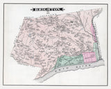 1876 Map of Brighton Township Beaver County Pennsylvania