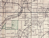 1917 Map of Warren County Pennsylvania Oil Region Southwest