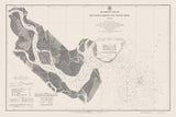 1888 Nautical Chart of St Simons Sound Georgia