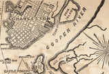 1865 Map of Charleston South Carolina and Vicinity