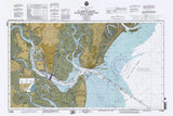 2000 Nautical Chart of St Simon Sound Brunswick Harbor Georgia