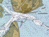 2000 Nautical Chart of St Simon Sound Brunswick Harbor Georgia