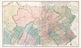 1792 Map of Pennsylvania