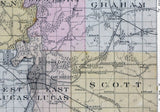1900 Map of Johnson County Iowa
