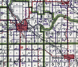 1925 Map of Benton County Iowa