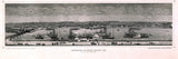 1874 Panoramic Map of Rock Island Illinois