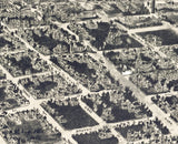 1908 Panoramic Map of Wilson North Carolina
