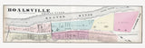 1876 Town Map of Boalsville Beaver County Pennsylvania