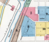 1895 Town Map of Royersford Montgomery County Pennsylvania