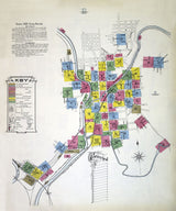 1904 Town Map of Norristown Montgomery County Pennsylvania