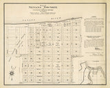 1916 Town Map of Nenana Alaska