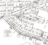 1938 Town Map of Klawock Alaska