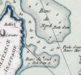 1764 Map of Saint Augustine Florida and Inlet