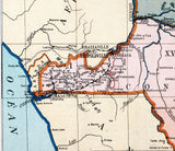 1879 Map of Congo Democratic Republic