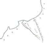 1912 Map of Alamoosook Lake Orland Maine